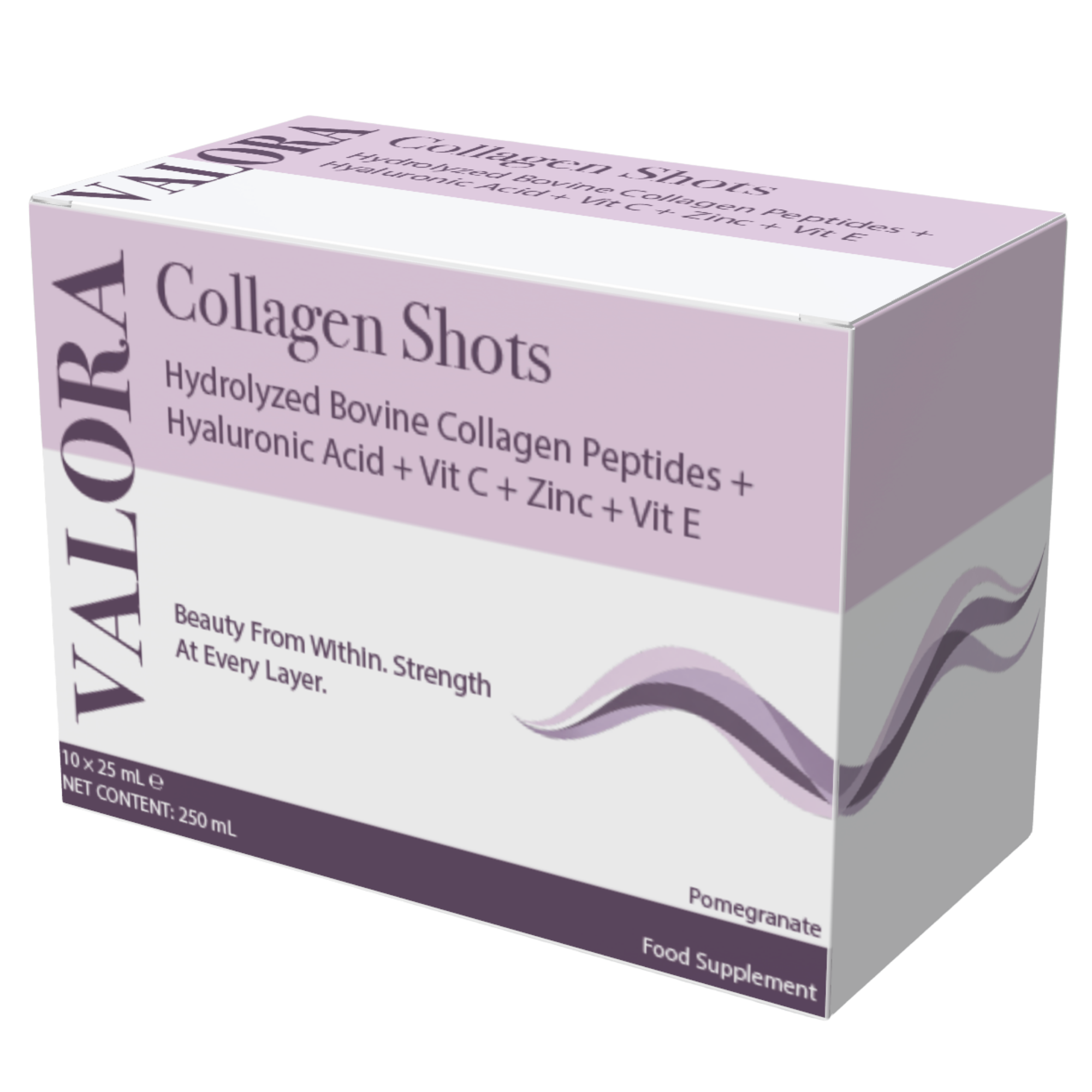 VALORA Collagen Shot packaging